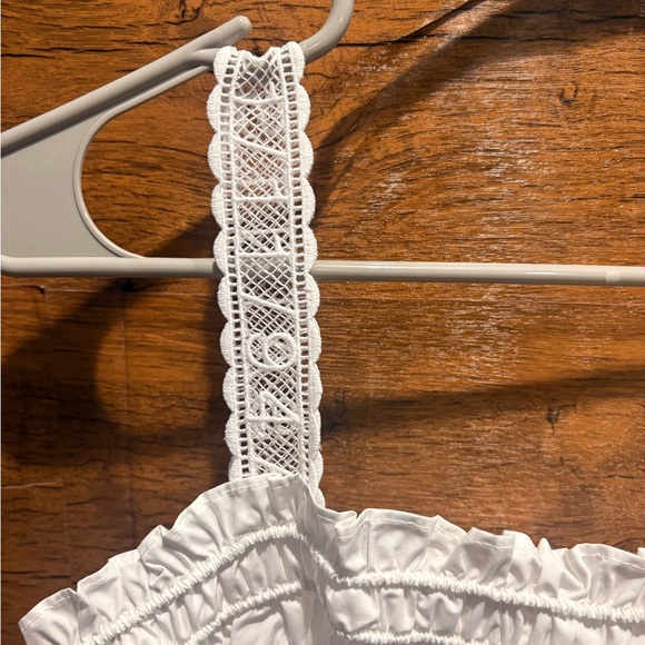 All Saints Top Smocked Alex Crop Top - Picture 6 of 9